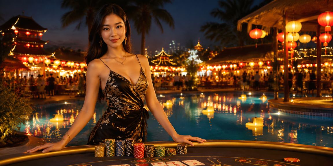 Người chơi tại Hà Nội tham gia trò chơi bài tại chợ đêm với không khí sôi động